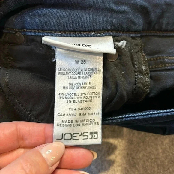 Joe's Jeans, Flawless The Icon Ankle Mid  Rise Skinny Ankle. Size 26. - Picture 10 of 11